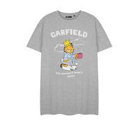 Garfield Women's Short Sleeve Nightdress (Adult Grey Marl) | Size: Small Garfield Grey S