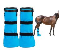 GARFTAI 2Pieces Horse Soaking Boot Hoof Soaking Bag,Easy use Hooves Wrapped Soaker Bag,Horse Leg Care Icing Treatment Bag with EVA Pad (2)