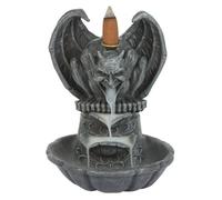 Something Different Gargoyle Backflow Incense Burner, White