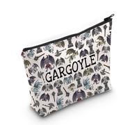 Gargoyle Cryptid Cosmetic Bag Cryptozoology Gift Cryptid Creature Gift Mythical Gargoyle Monster Makeup Bag Gargoyle Lover Gift