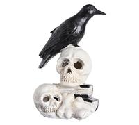 Gargoyle Demon Resin Sculpture - Gothic Winged Statue for Home Decor, Dark Fantasy Art, Halloween Decoration, Bookshelf, Wall Shelf, Altar, Indoor Display