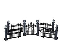 Gargoyle Fence Lemax Spooky Town 5 Piece Accessory