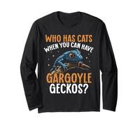 Gargoyle Gecko Reptile Owner Funny Gecko Saying Lizard Lover Long Sleeve T-Shirt