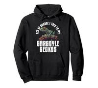Gargoyle Gecko Reptile Owner Funny Gecko Saying Lizard Lover Pullover Hoodie
