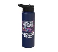 Gargoyle Gecko Reptile Owner Geckos Saying Lizard Lover Stainless Steel Insulated Water Bottle