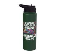 Gargoyle Gecko Reptile Owner Geckos Saying Lizard Lover Stainless Steel Insulated Water Bottle