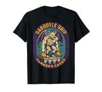 Gargoyle Grip Farmers Carry Vintage Halloween 90's Retro Gym T-Shirt