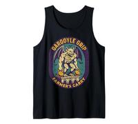 Gargoyle Grip Farmers Carry Vintage Halloween 90's Retro Gym Tank Top
