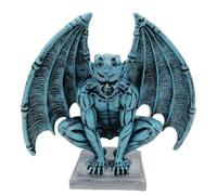 Gargoyle Statue Outdoor - Gargoyle Devil Sitting, Winged Gargoyle Statue | Place Hands On Floor Home Decoration Figurines With Hands On The Floor Gothic Decoration Figurines With Flowers