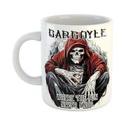 Gargoyle Where The Fun Never Ends Mug Skeleton Fun Gift 11 oz Ceramic Mug