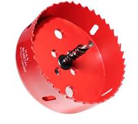 GARHWAL Bi-Metal Hole Saws - 100mm Wood Cutter, Metal Hole Saw, Circular Cutter for Wall, 100mm Core Drill Bit - Fast Cutting, Long Life Blades for Plumber, Conduit, Kitchen, Bathroom and More