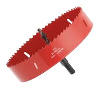GARHWAL Bi-Metal Hole Saws - 160mm Wood Cutter, Metal Hole Saw, Circular Cutter for Walls, Core Drill Bit - Fast Cutting with Long-Lasting Blades for Plumbing, Conduits, Kitchens, Other DIY Projects