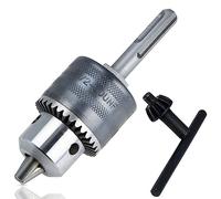 GARHWAL SDS-Plus Drill Chuck Adapter, 1.5-13mm 1/2-20UNF Drill Chuck with SDS Plus Shank Adaptor - Heavy Duty Professional Tool