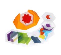 GARIOUANS 1 Box Colorful Geometric Shape Puzzle for Non Slip Corners Educational Development Game Enhancing Logical Thinking Shape and Color Recognition Portable Stress Relief Box