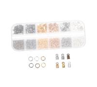 GARIOUANS 1 Box DIY Jewelry Accessories Lobster Clasp Connecting Buckles for Handmade Bracelets Necklaces Easy to Install Durable Hold Unique Design for Crafting Jewelry