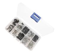 GARIOUANS 1 Box Metal Snap Buttons Sewing Hook and Eye Fasteners for Clothes Bags Coats DIY Craft Accessories