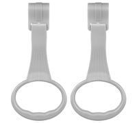 GARIOUANS 1 Pair Crib Pull Up Rings Lightweight Walking Assistant Easy to Install Safety Handle for Walking Exercises Playpen Grab Rings for Newborn Support
