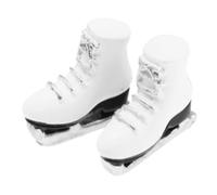 GARIOUANS 1 Pair Miniature Ice Skates for Dolls Realistic Decorative Dollhouse Accessories for DIY Craft Projects and Role Playing Material
