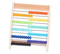 GARIOUANS 1 set Educational Wooden Abacus for Brain Developing Math Tool with Beads for Early Learning Safe Design for Boys Enhances Calculation Skills and Cognitive Development