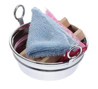 GARIOUANS 1 Set Miniature Laundry Basin and Washboard for Dollhouse DIY House Accessory Realistic Decor for Mini House Layout Material for Dollhouse Scene Decoration