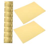 GARIOUANS 10 Sheets Gold Metallic Mirror Paper Glittery Foil Cardstock for DIY Crafts Weddings Invitations Birthday Decorations