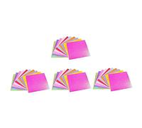 GARIOUANS 100pcs Pearlized Origami Paper Glitter Folding for DIY Crafts Handmade Paper for Creative Handfolding for Stars Cranes and Airplanes