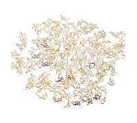GARIOUANS 104pcs Gold Alloy Alphabet Charms Pendant Diy Accessories 52 Letters Loose Beads for Jewelry Making Crafts Gift for Women and Diy Enthusiasts