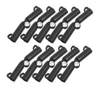 GARIOUANS 10pcs Adjustable B Type Plastic Plant Connector Clips for Garden Stakes Versatile Trellis Support Buckles for Climbing Vegetables Greenhouse Bracket Stability Adjustable Angle
