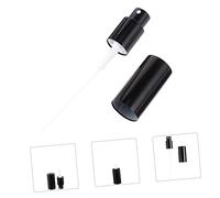 GARIOUANS 10pcs Black Alumite Spray Bottle Tops Replacement Fine Mist Spray Heads for Plants Cleaning Household Use Recyclable