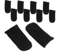 GARIOUANS 10pcs Breathable Non Sweat Finger Sleeves for Mobile Gaming Elastic Comfortable Fit with Enhanced Touchscreen Sensitivity Thumb Sleeve for Precise Control