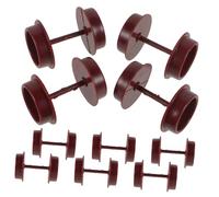 GARIOUANS 10pcs DIY Train Wheels for Plastic Wheels for Crafting Creative Play Train Expanding Motor Skills