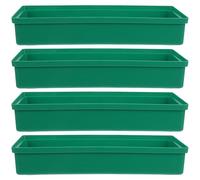 GARIOUANS 10Pcs Floral Foam Trays Flower Arrangement Base Small Foam Mud Tray for Wedding Party Decoration Floral Supplies Gardening Planter Accessories