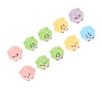 GARIOUANS 10pcs Friction Powered Pull Back Car for Boys and Miniature Cartoon Vehicles with Bright Colors Easy to Use Playthings for Brain Development and Party Favors