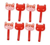 GARIOUANS 10pcs Inflatable Fox Hammer for Lightweight PVC Party Props with Bell Inside Hand Training Exercise Safe and Smooth Surface for Boys and Outdoor Play