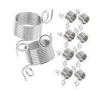 GARIOUANS 10pcs Knitting Ring Loops Yarn Guide Finger Holders for Crochet and Sewing Portable Lightweight Knitting Tools for Consistent Yarn Tension and Finger Protection DIY Craft