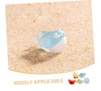 GARIOUANS 10Pcs Mini Animal Figurines Resin Craft Decorative Miniature Sea Creatures for Fish Tank Garden Dollhouse DIY Beach Scene Layout Home Decor