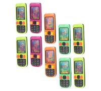 GARIOUANS 10pcs Mini Water Ring Toss Game Portable Handheld Fake Cellphone Design Birthday Party Favors Travel Games Mixed Colors for Preschool Activities