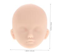 GARIOUANS 10pcs Practice Makeup Doll Heads No Eye Socket for Lash Extensions and Doll Crafts Synthetic DIY Reusable Mannequin Heads Suitable for Beginners and Professionals