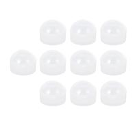GARIOUANS 10pcs Protective Box Storage Case for Silicone Pacifiers with Pp Material and Simple Design Portable Clip Holder for Carrying and Storing at Home