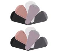 GARIOUANS 10Pcs PU Leather Scissors Covers with Scissor Tip Protection Sheaths, Portable Salon Scissor Protection Tool Set, Multi-Color Safety Covers for Sewing and Craft Use