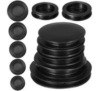 GARIOUANS 10pcs Rubber Piggy Bank Stoppers Replacement round Plug for Money Bank and Doll Bottom Caps, Easy to Clean and Safe Use, for Making Plaster Doll Supplies
