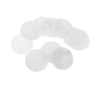 GARIOUANS 10pcs Smooth Flat Rocks for Painting DIY Drawing Stones for Craft Projects Natural White Pebbles for Creative Art Hand Painted Keepsakes Garden Decoration