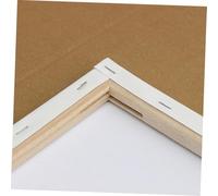 GARIOUANS 10Pcs Square Oil Painting Frames Canvas Boards for Artists and Beginners White Pure Cotton Wood DIY Craft Painting Tools for Home Decoration and Creative Art Projects