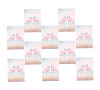 GARIOUANS 10pcs Vintage Style Writing Paper Thick Smooth Letter Paper for Portable Letter Writing Calligraphy Practice Thank You Notes Decorative Stationery Gift
