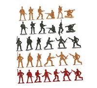 GARIOUANS 120pcs Scale Various Poses Military for Pretend Play Educational Creativity Development