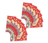 GARIOUANS 12pcs Chinese New Year Red Pockets Snake New Year Envelopes Lunar Occasion of The Snake Red Envelopes Embossed Festival Zodiac Wedding Money