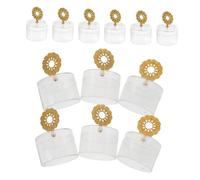 GARIOUANS 12pcs Clear Treat Boxes with Lid Transparent Candy Favor Containers for Wedding Birthday Bridal Shower Small Snack Holders Elegant Display Cases for Party Desserts