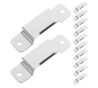 GARIOUANS 12pcs Iron Tape Measure Holder Clips for Tool Belt Metal Tape Measure Accessory Set with Bow-shaped Buckle for Work Tools Easy Carry for Men’s Carpentry and DIY Use