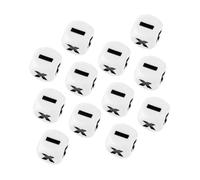 GARIOUANS 12pcs Math Sign Learning Dice Educational Teaching Props for Compact Creative Enhancing Hand-eye Coordination and Intelligence for Classroom and Home Use