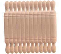 GARIOUANS 12pcs Mini Wooden Rolling Pins for Dollhouse Accessories, Tiny Dough Rollers Simulation Kitchen, Small Decorative Miniature Wood Rollers for Crafting and Display